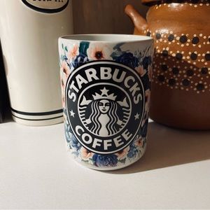 Starbucks with flowers mug